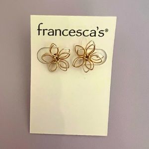 Francesca’s flower earrings